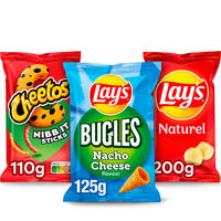 Een afbeelding van Lay's, Cheetos, Doritos en Duyvis: gratis bezorging bij 10 euro