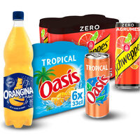 Een afbeelding van Schweppes, Orangina, Dr Pepper en Oasis: gratis levering bij 10 euro