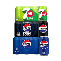 Een afbeelding van Pepsi en 7up: gratis bezorging bij 10 euro