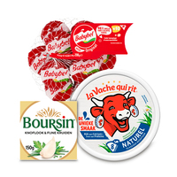 Een afbeelding van Boursin, La Vache Qui Rit, Babybel en Port Salut: gratis bezorging bij 12 euro