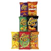 Een afbeelding van Alle Cheetos 100-125 gram en Lay's Hamka's