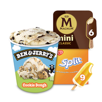 Een afbeelding van Magnum, Ben & Jerry's en Ola: gratis levering bij 3 stuks