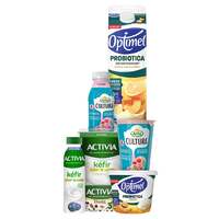 Een afbeelding van Alle Activia, Arla Cultura of Optimel Probiotica