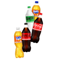 Een afbeelding van Alle Coca-Cola, Fanta en Sprite literflessen
