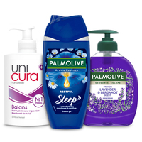 Een afbeelding van Palmolive en Unicura: gratis levering bij 4 stuks