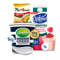 Een afbeelding van Campina, Optimel, Parrano en Friesche Vlag: gratis levering bij 10 euro