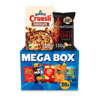 Een afbeelding van Quaker en Lay's: gratis bezorging bij 10 euro