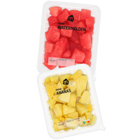 Een afbeelding van AH Verse ananas 250 gram en watermeloen 200 gram