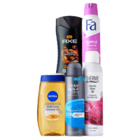 Een afbeelding van Alle A-merk bad- en doucheproducten en deodorant