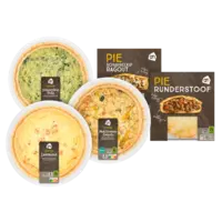 Een afbeelding van Alle AH Quiches 300 gram en pies