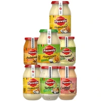 Een afbeelding van Pauwels sauzen in glazen pot