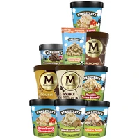 Een afbeelding van Magnum ijspints en Ben & Jerry's