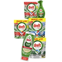Een afbeelding van Dreft handafwas en Platinum vaatwascapsules