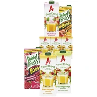 Een afbeelding van Appelsientje FruitDrink en DubbelFrisss Boost 1-1.5 literpakken