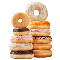 Een afbeelding van AH Donuts van de bakkerij