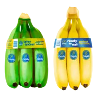 Een afbeelding van Chiquita bananen ready to eat en later lekker 5 stuks
