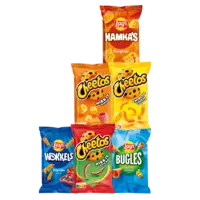 Cheetos 100-125 gram en Lay's Hamka's