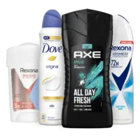 Dove, Axe en Rexona