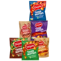 Een afbeelding van Duyvis Tijgernootjes en Oven Baked 175-275 gram