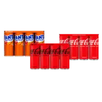 Alle Coca-Cola of Fanta 8-packs 250 ml