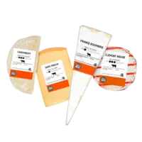 Alle AH Borrelkaasjes van de versafdeling met Kies & Mix-sticker