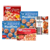 Alle A-merk mini-pizza's