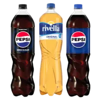 Alle Pepsi en Rivella 1.5 liter