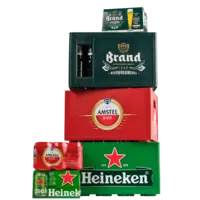 Alle Heineken, Brand of Amstel multipacks of kratten*