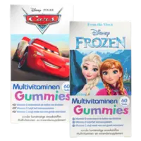Een afbeelding van Biover, Lucovitaal, Yummygums en Disney multivitaminen