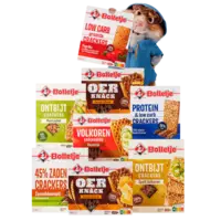 Een afbeelding van Alle Bolletje crackers en knäckebröd