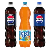 Alle Pepsi en Sisi 1.5 literflessen