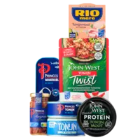 Alle John West, Princes, Fish Tales en Rio Mare (vegan)visconserven single-packs