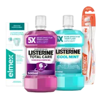Alle Elmex en Listerine