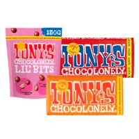 Alle Tony's Chocolonely repen 180 gram of Lil' Bits*