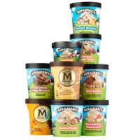 Alle Ben & Jerry's en Magnum pints