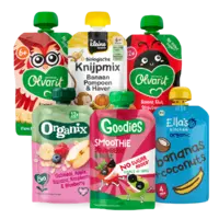 Alle A-merk baby en peuter knijpzakjes