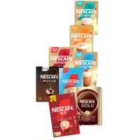Een afbeelding van Nescafé oploskoffie doosjes