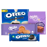 Alle Oreo of Milka koek