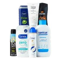 Alle A-merk deodorant, bad- en doucheproducten