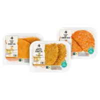 Alle AH Scharrelkipschnitzels en -kip cordon bleu 2 stuks
