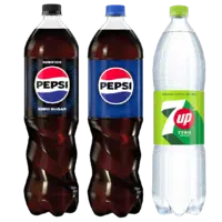 Alle Pepsi en 7UP 1.5 literflessen