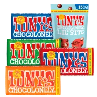 Alle Tony's Chocolonely repen 127-180 gram of Lil' Bits 150 gram