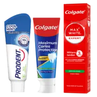 Alle Prodent en Colgate tandpasta
