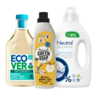 Alle ecologische en parfumvrije wasmiddelen en wasverzachters