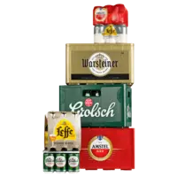 Alle Grolsch, Amstel, Warsteiner of Leffe multipacks of kratten*