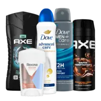 Alle Dove, Axe en Rexona