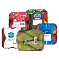 Alle appels en peren op schaal 4 stuks