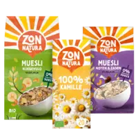 Alle Zonnatura thee en ontbijtgranen