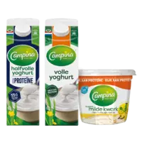 Alle Campina yoghurt en kwark