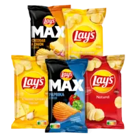 Alle Lay's flat en MAX 185-200 gram